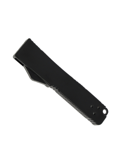 MKO30 Petit couteau OTF automatique aluminium anodisé noir