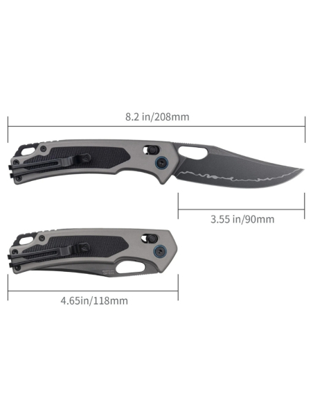 SRM - 9203-AK2 - Couteau de chasse pliant