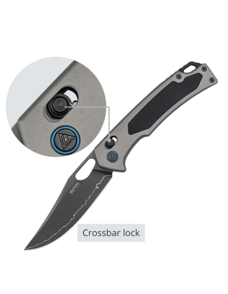 SRM - 9203-AK2 - Couteau de chasse pliant
