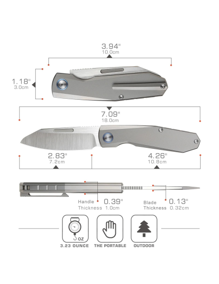 REMETTE KNIVES - RTDP-G - RT-Squirrel