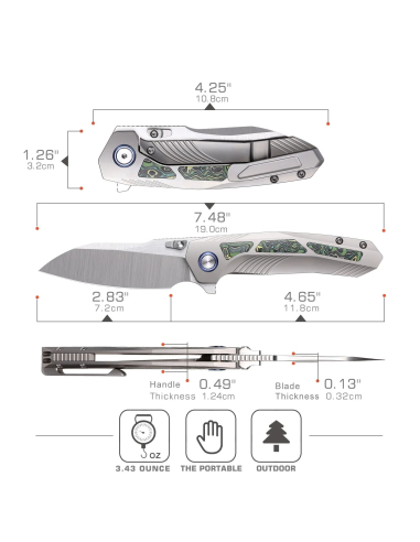 REMETTE KNIVES - RTPO-A - RT-Kestrel