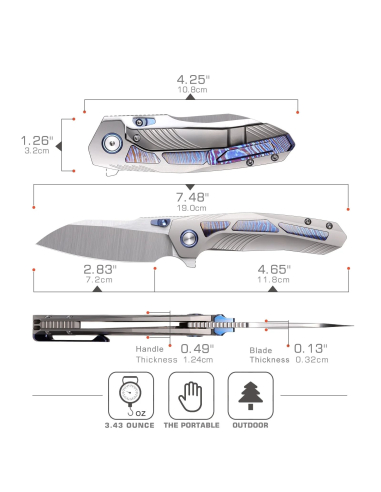 REMETTE KNIVES - RTPO-D - RT-Kestrel