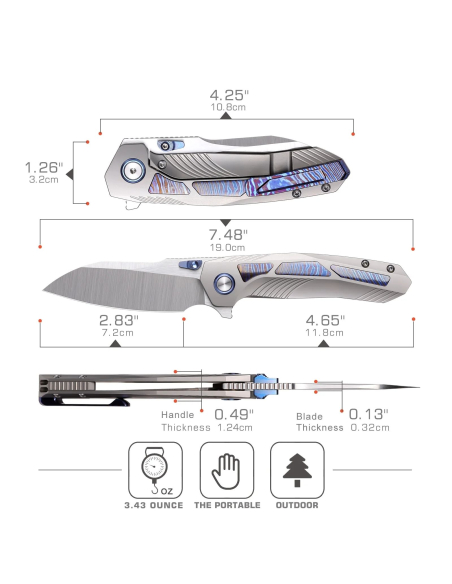 REMETTE KNIVES - RTPO-D - RT-Kestrel