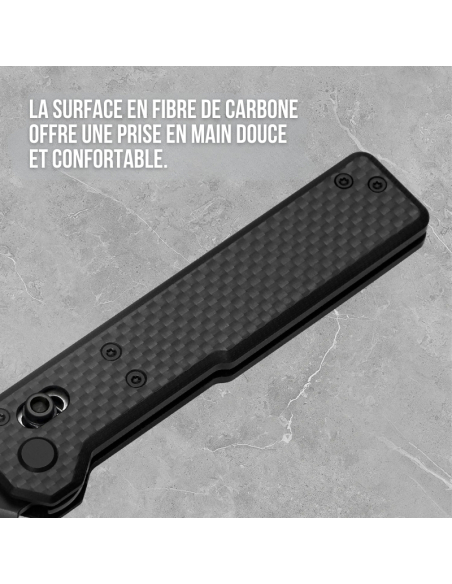 TACRAY - TARCUS - BLACK - Couteau pliant