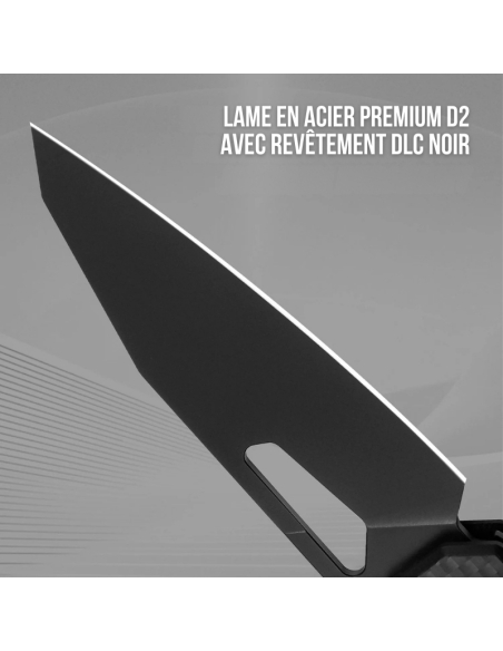 TACRAY - TARCUS - BLACK - Couteau pliant