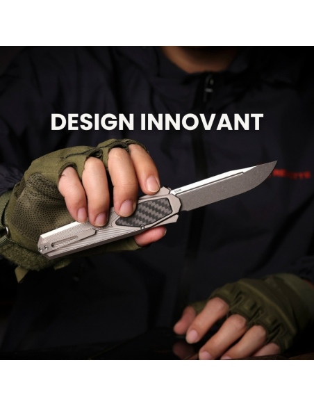 REMETTE KNIVES - ZL103D2 - RT-SWORDFISH - Couteau OTF