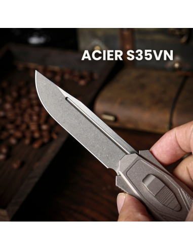 REMETTE KNIVES - ZL103D2 - RT-SWORDFISH - Couteau OTF