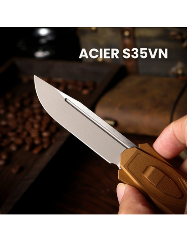 REMETTE KNIVES - ZL103D9 - RT-SWORDFISH - Couteau OTF