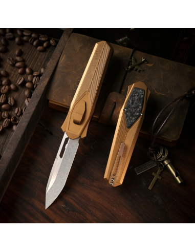 REMETTE KNIVES - ZL103D12 - RT-SWORDFISH - Couteau OTF