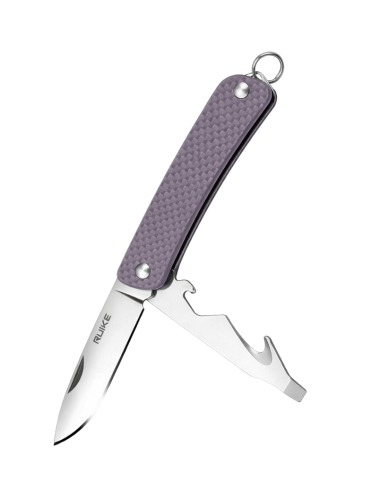 Couteau multifonction Ruike S21N couleur marron