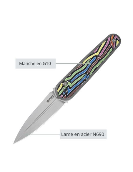 SRM - 251MB-GX - Couteau pliant