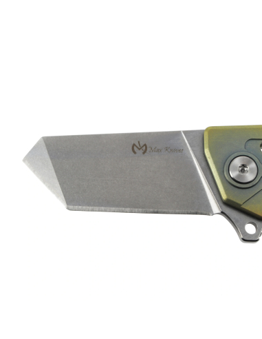 MAXKNIVES - MK151 Arc-en-ciel - Mini couteau en titane TC4 anodisé
