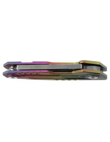 MAXKNIVES - MK151 Arc-en-ciel - Mini couteau en titane TC4 anodisé