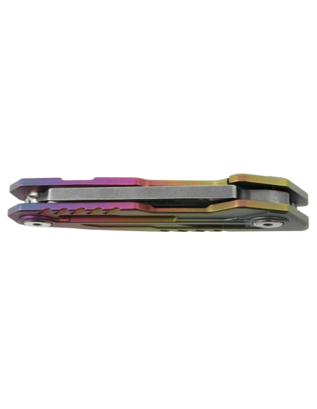 MAXKNIVES - MK151 Arc-en-ciel - Mini couteau en titane TC4 anodisé