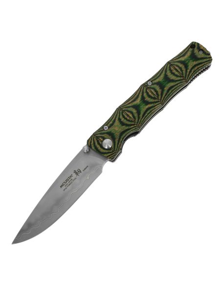 MCUSTA - MC203G - Lame acier SPG2 Manche Pakka Wood