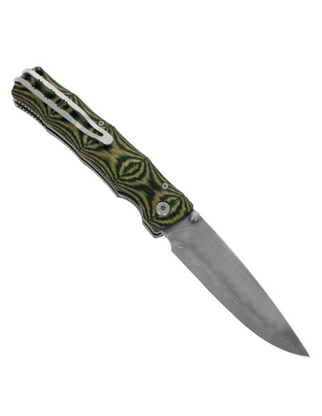 MCUSTA - MC203G - Lame acier SPG2 Manche Pakka Wood