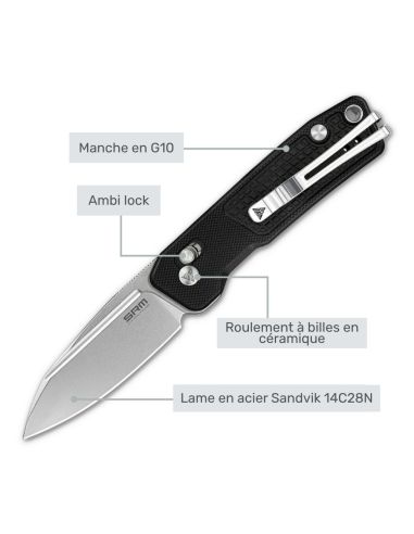 SRM - SCOUT 7229-GB - Couteau pliant