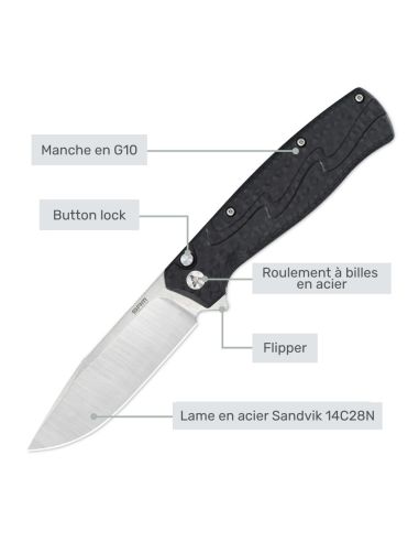 SRM - 221X-GB - Couteau pliant