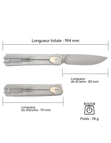 SRM - 135L-GT - Couteau pliant