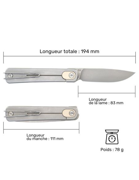 SRM - 135L-GT - Couteau pliant