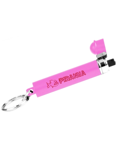 Piranha PPCD R - PORTE CLÉ POIVRE ROSE rechargeable