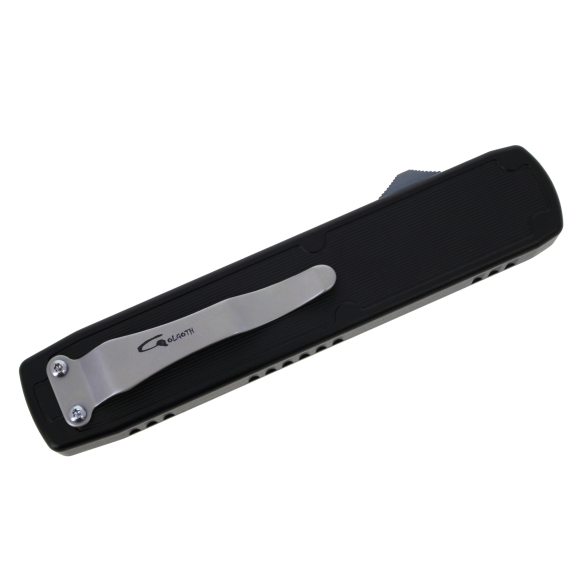 GOLGOTH - G1 - Couteau OTF : Manche en aluminium 6061-T6 et clip de poche