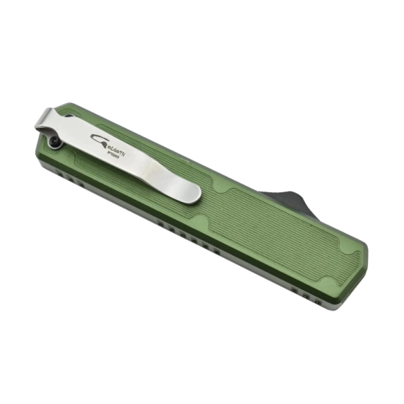 Golgoth G11C2 Vert. Couteau automatique OTF lame acier D2