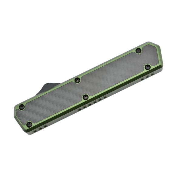 Golgoth G11C2 Vert. Couteau automatique OTF lame acier D2