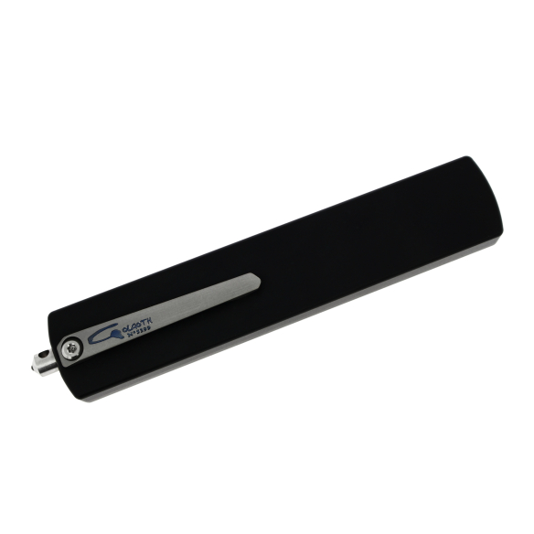 GOLGOTH - G12T - Couteau OTF : Manche en aluminium , clip de poche et brise vitre en Titane