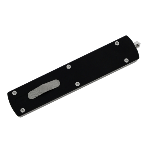GOLGOTH - G12G - Couteau OTF :  manche aluminium et interrupteur,  brise vitre en Titane.