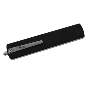 GOLGOTH - G12DT - Couteau OTF :  Lame double tranchant acier D2 et manche aluminium 2