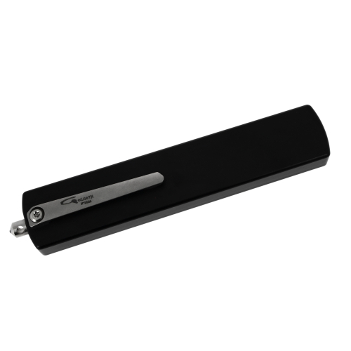 GOLGOTH - G12DP - Couteau automatique :  Manche aluminium et clip de poche, brise vitre en titane