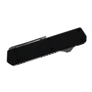 GOLGOTH - G13DT+ - Couteau automatique double tranchant : Manche en aluminium et lame double tranchant en acier VG10 2