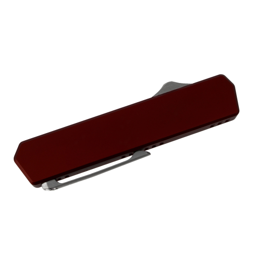 GOLGOTH - G13DT - Marron : Manche marron en aluminium, bouton d'ouverture et clip de poche en titane
