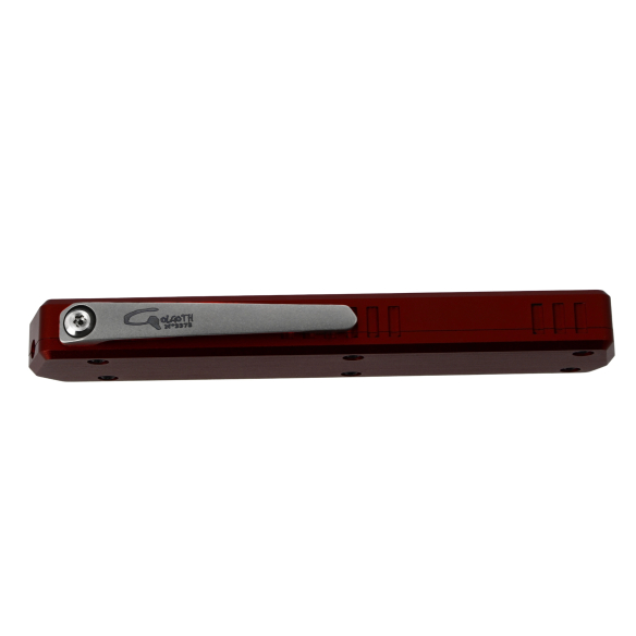 GOLGOTH - G13DT - Marron : Manche marron en aluminium et clip de poche en titane