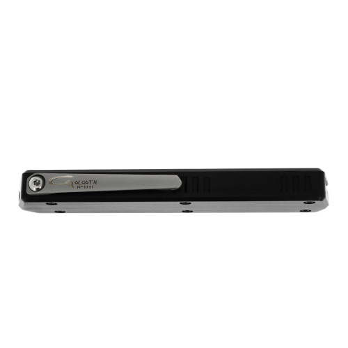 GOLGOTH - G13DP - Couteau automatique Drop Point : Manche en aluminium et clip de poche en titane