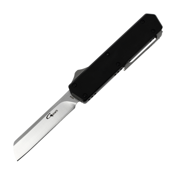 GOLGOTH - G13SF - Couteau automatique SheepFoot : Manche en aluminium et lame sheepfoot en acier VG10