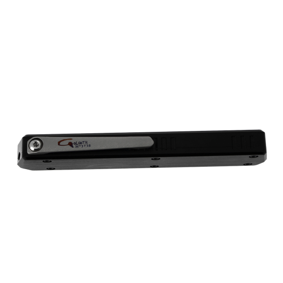 GOLGOTH - G13SF - Couteau automatique SheepFoot : Manche en aluminium et clip de poche en titane