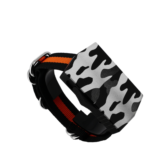 GOLGOTH - G15-CAB - CAMO BLACK - Bracelet Couteau OTF : Manche et bouton d'ouverture en aluminium