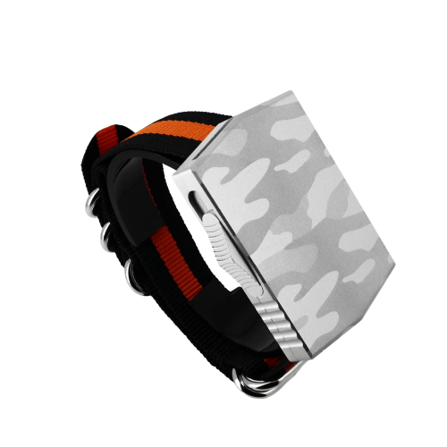 GOLGOTH - G15-CAS - CAMO SILVER - Bracelet Couteau OTF : Manche et bouton d'ouverture en aluminium