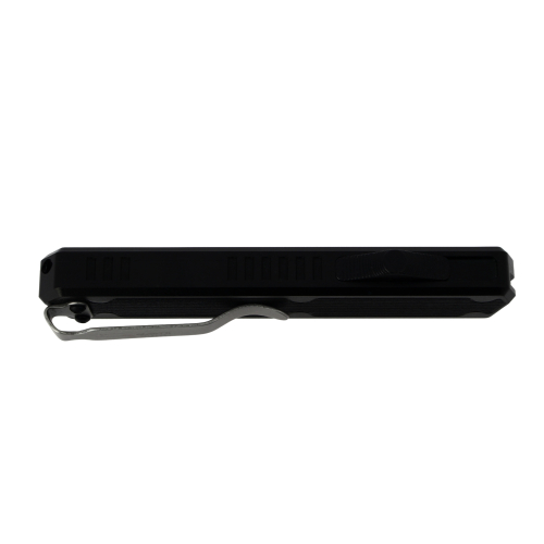 GOLGOTH - G11B1 - Noir OTF : Manche aluminium et fibre de carbone, clip de poche en acier