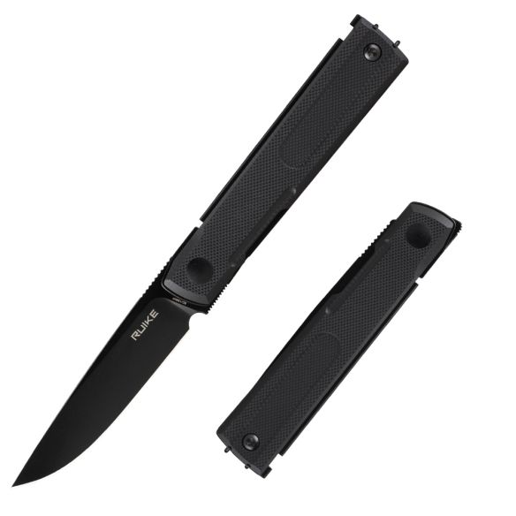 RUIKE – D712B – NOIR - Petit couteau de poche pliant