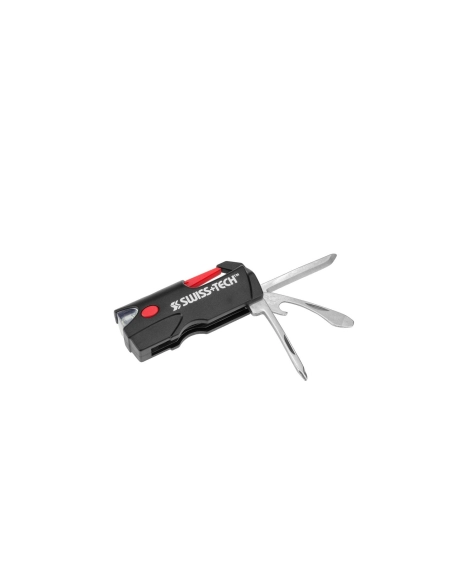 Swisstech MFTCSBKC - Lampe de poche LED multi-outils