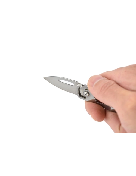 Max Knives MK117S - Couteau porte-clés - Argent