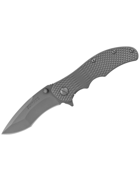 Schrade SCH601Ti - Lame Drop Point en acier