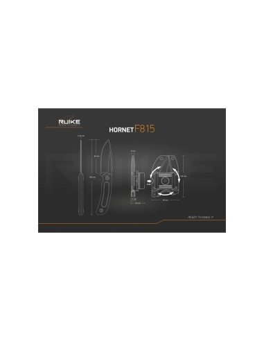 Ruike F815J Hornet Orange - Couteau 190mm