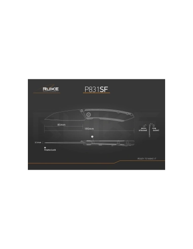 Ruike P831SF - Couteau 195 mm
