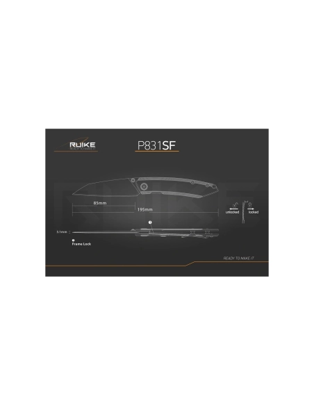 Ruike P831SF - Couteau 195 mm