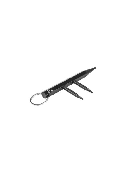 Piranha PKB3 - Kubotan exagonal trois pointes 130mm noir