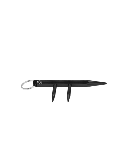 Piranha PKB3 - Kubotan exagonal trois pointes 130mm noir